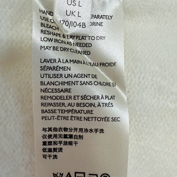 Free People Ivory Mock Neck Sweater – Size L - Picture 6 of 7